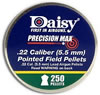 Daisy 250 Count .22 Caliber Pointed Pellets (7922)