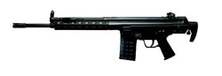 PTR 91 Model PTR 91KPF Semi Auto Rifle 915190 308 Winchester 16 in German Paratrooper Stock Black Finish 20 Rds