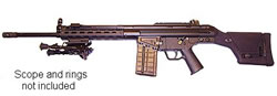 PTR 91 Model MSG 91 Semi Auto Rifle 915200 308 Winchester 18 in Black Syn Adjustable Stock Black Finish 20 Rds