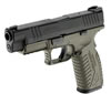 Springfield XDM Factor Pistol XDM9231HCSP, 9mm, 4 1/2 in,Olive Grip, Black Finish, 19 Rd