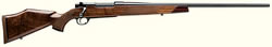 Weatherby Mark V Ultramark Bolt Action Rifle UMM300WR6O, 300 Weatherby Mag, 26 in, AAA Fancy Exhibition Grade Walnut Stock, Blue Finish