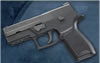 Sig P250 Pistol 250SC40B, 40 Smith & Wesson, 3.1 in, Polymer Grip, Black Finish, Contrast Sights, 9 Rd