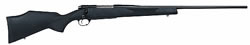 Weatherby Mark V Synthetic Centerfire Rifle SNM333WR8B, 338-378 Weatherby Mag, 28 in, Black Syn Stock, Blue Finish