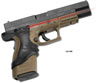 Crimson Trace LG-446 Front Activation Lasergrip For Springfield Armory XD Fullsize, Compact, and Sub-Compact in 9mm, .357 SIG, .40 S&W, and .45 GAP