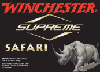 Winchester Supreme Safari Rifle Ammunition S458WSLS, 458 Winchester Mag, Nosler Solid, 500 GR, 2240 fps, 20 Rd/bx Winchester Supreme Safari Rifle Ammunition S458WSLS, 458 Winchester Mag, Nosler Solid, 500 GR, 2240 fps, 20 Rd/bx
