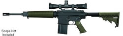 Armalite Model AR-10A4 Semi Auto Rifle 10A4C, 308 Winchester, 28 in, Green Synthetic Stock, Black Finish, 10 Rd