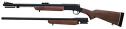 Rossi Single Shot Shotgun Muzzleloading Matched Pair S1250M 12 Gauge 50 Black Powder 3 in Walnut Stock Blue Finish