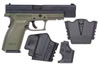 Springfield XD Package XD9404HCSP06, 9mm, 5", Checkered Polymer Grip, Olive Drab/Black Finish, 16 Rd