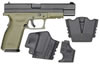 Springfield XD Package XD9622HCSP06, 45 ACP, 5", Checkered Polymer Grip, Olive Drab/Black Finish, 13 Rd