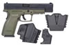 Springfield XD Package XD9405HCSP06 Tactical, 40 S&W, 5", Checkered Polymer Grip, Olive Drab/Black Finish, 12 Rd