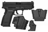 Springfield XD Package XD9103HCSP06, 357 SIG, 4", Checkered Polymer Grip, Black Finish, 12 Rd