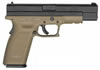 Springfield XD Package XD9262HCSP06, 45 ACP, 5", Polymer Grip, Black Slide/Dark Earth Frame, Night Sights, 10 Rd, 13 Rd(Grip Extension)