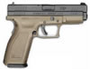 Springfield XD Package XD9121HCSP06, 9mm, 4", Polymer Grip, Black Slide/Dark Earth Frame, 16 Rd