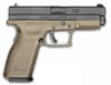 Springfield XD Package XD9122HCSP06, 40 S&W, 4", Polymer Grip, Black Slide/Dark Earth Frame, 12 Rd