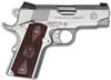 Springfield Ultra Compact Pistol PX9161LP, 45 ACP, 3.5 in Bull, Cocobolo Wood Grip, Stainless Finish, Tritium Night Sights, 6 Rd