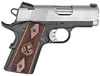 Springfield Micro Compact Lightweight Pistol PX9801LP, 45 ACP, 3", Cocobolo Wood Grip, Stainless Slide/Black Frame, 6 Rd