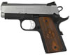 Springfield Operator Lightweight Pistol PC9802LP, 45 ACP, 3 in Bull, Cocobolo Wood Grip, Two-Tone Finish, Tritium Night Sights, Light Rail, 6 Rd