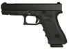 Glock Model 17 Standard Pistol w/Compensator PI1759403, 9 MM, 4.49 in, Polymer Grip, Black Finish, Steel Fixed Sights, 17 Rd