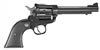 Ruger Single Six NR5FL Revolver 10629, 22 LR / 22 WMR, 5 1/2 in, Check Black Rubber Grip, Blue Finish, 6 Rd, Fixed Sights