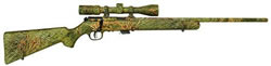 Savage 93R17XP Rifle 96765, 17 HMR, 22", Camo Synthetic Stock, Blue Finish, w/Accutrigger, Scope, 5 Rds