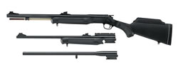 Rossi Matched Pair Youth Single Shot Rifle Shotgun S2022243YCS 20 Gauge 243 Winchester 22LR High Def Green Camo Stock Matte Blue Finish