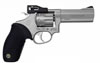 Taurus 990 Rimfire Revolver 2990049, 22 Long Rifle, 4 in, Ribber Grip Overlay, Stainless Finish, 9 Rd, Adj Sights