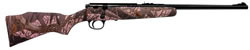 Marlin Model 915YP Youth Single Shot Rimfire Rifle 915YP, 22 Long Rifle, 16 1/4 in, Bolt Action, Pink Realtree Camo Stock, Blue Finish