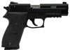 Sig P220 Classic Pistol 220R22BAS, 22 Long Rifle, 4.5 in, Black Synthetic Grip, Black Finish, Adj Sights, 10 Rd