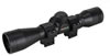TruGlo Rimfire Scope w/Rings TG8504BR, 4x, 32mm Obj, 1 in Tube Dia, Matte Black, Duplex Reticle