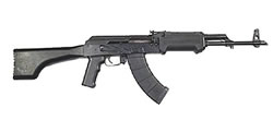 Inter Ordnance AK47C Semi-Auto Rifle, 7.62 MM X 39mm, 16.25 in, Black Synthetic Stock, Black Finish