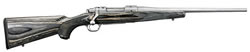 Ruger M77 Hawkeye Compact Bolt Action Rifle HHKM77CRBBZ 17108, 243 Winchester, 16 1/2 in, Black Lam Stock, Matte Stainless Finish, 4 Rds