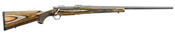 Ruger M77 Hawkeye Predator Bolt Action Rifle HKM77R-Z 17123, 204 Ruger, 24 in, Green/Brown Lam Stock, Matte Stainless Finish, 5 Rds