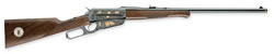 Winchester 1895 Roosevelt Safari Custom Grade Rifle 534156154, 405 Winchester, 24 in, Lever, Walnut Stock, Blue Finish, 4 Rds