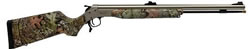 CVA Wolf Blackpowder Rifle PR2102N, 50 CAL Black Powder, Camo, Nickel, Break Open Action