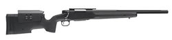 FN Herstal A5M Bolt Action Rifle 75536, 300 WSM, 24 in Fluted, McMillan Black Fiberglass Stock, Matte Black Finish, Floorplate Mag