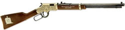 Henry Abraham Lincoln Bicenntenial Rifle H004AL, 22 Long Rifle, 20 in, Walnut Stock, Brass w/Blue Barrel