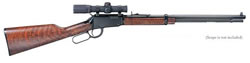 Henry Octagon Barrel Lever Action Rifle H001TV, 17 HMR, 20 in, Walnut Stock, Blue Finish
