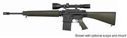 Armalite AR10A4 Semi-Auto Carbine 10A4F, 308 Winchester, 20 in Chrome Lined, Green Synthetic Stock, Black Finish