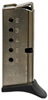 North American Arms Guardian 32 ACP/25 ACP 6 Round Stainless Magazine w/Finger Rest (MZ32FR)