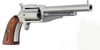 North American Earl 1860 Style Single Action Only Revolver 18604, 22 Winchester Magnum, 4 in, Wood Grip, Stainless Finish, Bead Front Sight, 5 Rd