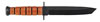 Ka-Bar Tanto Fixed Knife w/Plain Edge & Leather Handle 1264CP