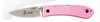 Ka-Bar Mini Dozier Folder Knife w/Pink Zytel Handle 4072PK