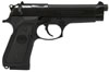 Beretta 92FS Semi-Auto Pistol JS92F300, 9mm, 4.9 in, Black Synthetic Grip, Black Finish, 10 Rd