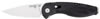 S.O.G. AE01 Aegis Drop Point Folder Knife w/Black Zytel Handle