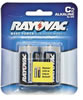 RayoVac 8142D 2-Pack Carded Alkaline C Cell Batteries