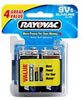 RayoVac A16042D 2-Pack Carded Alkaline 9 Volt Batteries