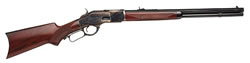 Taylors 1873 Winchester Pistol Grip Rifle 200FPG, 357 Magnum, 20 in, Lever Action, Walnut w/Pistol Grip, Blue Finish, 10 Rds