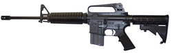 Colt Defense A2 Type Law Enforcement Government Carbine AR6520, 223 Remington, 16 1/4 in, Semi-Auto, 4 Point Collap Stock, Black Finish, 20 Rds