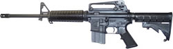 Colt Defense AR-15A3 Tactical Carbine AR6721, 223 Remington, 16 1/4 in, Semi-Auto, 4 Point Collap Stock, Black Finish,