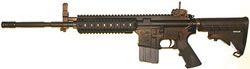 Colt Defense Law Enforcement Carbine Rifle LE6940, 223 Remington, 16 1/4 in, Semi-Auto, 4 Point Collapsible Stock, Black Finish, Monolithic Upper, Full Length Rail